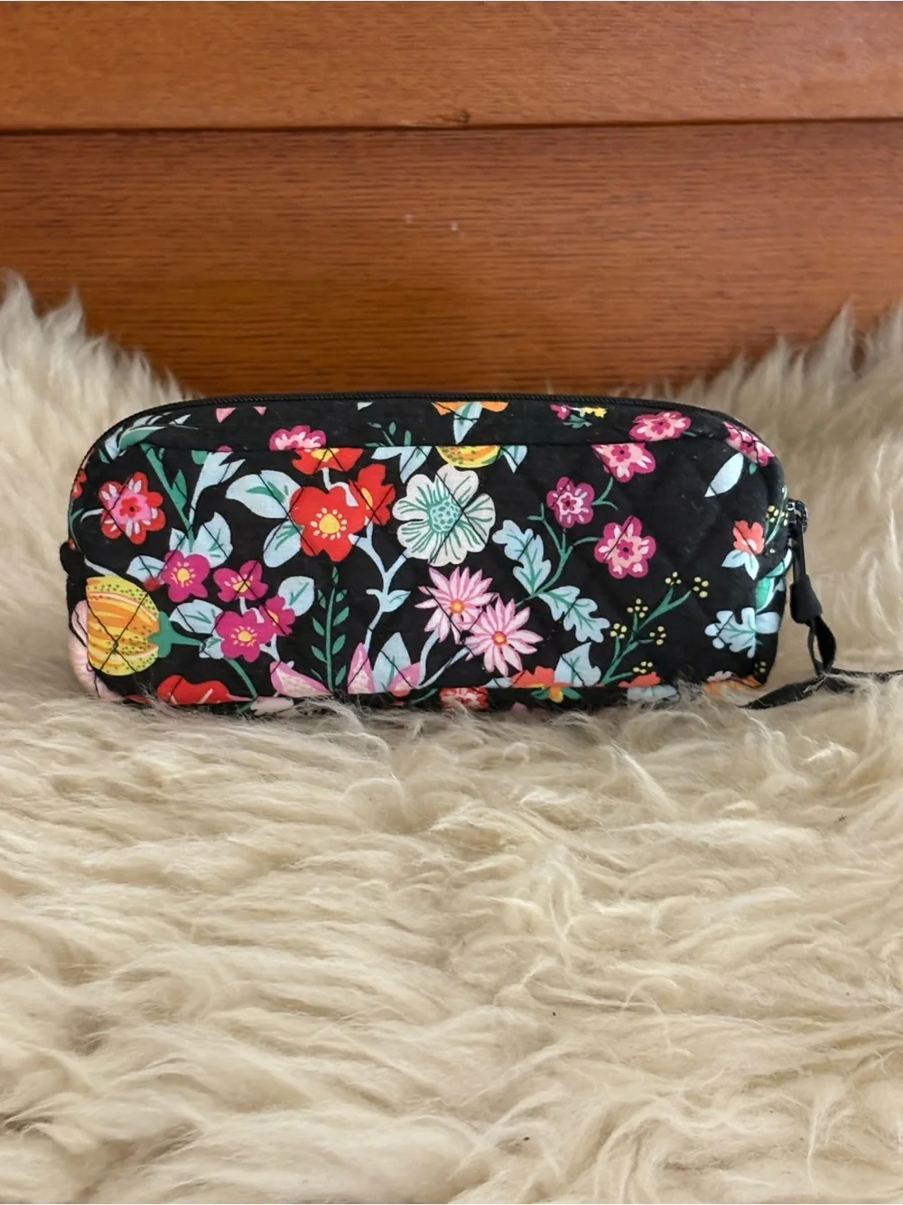Vera Bradley ‘Tangerine Twist’ Travel Makeup Bag Set